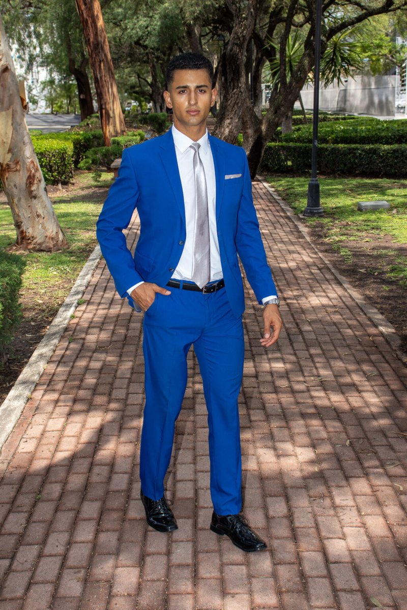 Traje Azul Cobalto